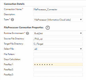 informatica file processor connector