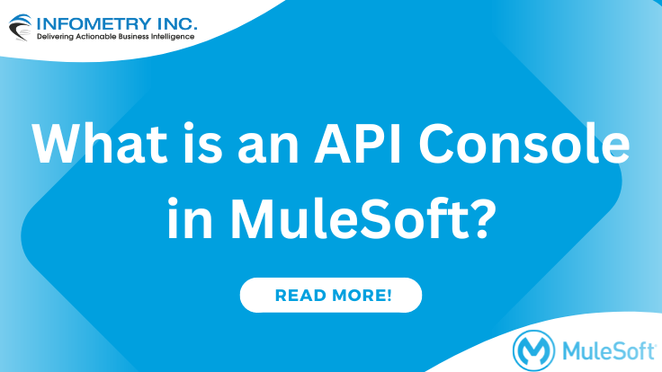 What is an API Console in MuleSoft?